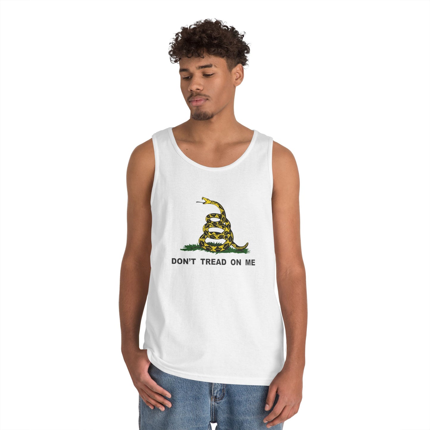 Don't Tread On Me Gadsdon Flag Rattlesnake Loose Tank Top by TOOLOUD