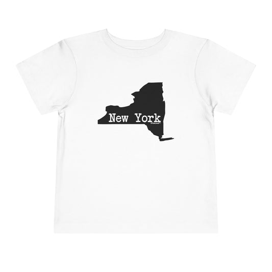 New York - United States Shape Toddler T-Shirt by TOOLOUD