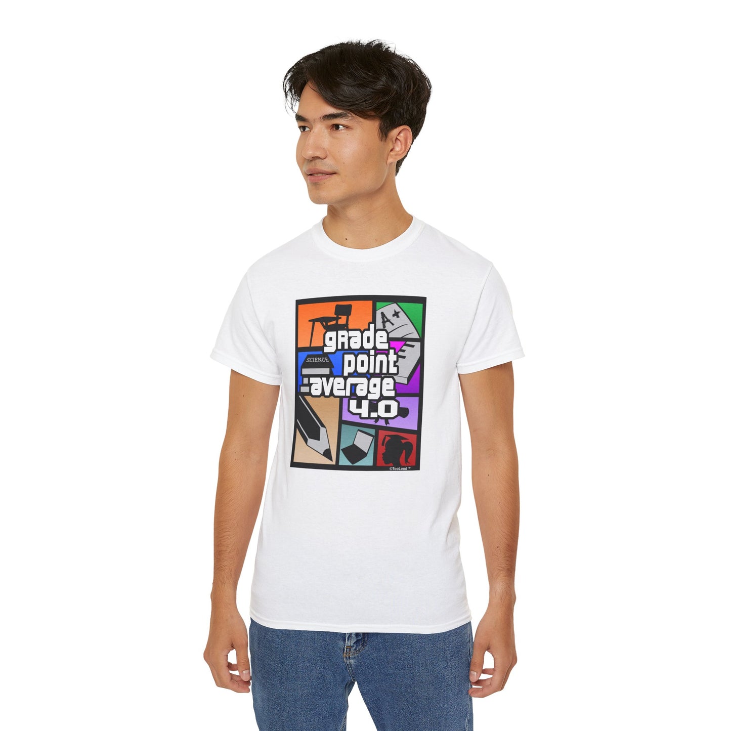 GPA 4 – Grade Point Average Unisex T-Shirt by TOOLOUD