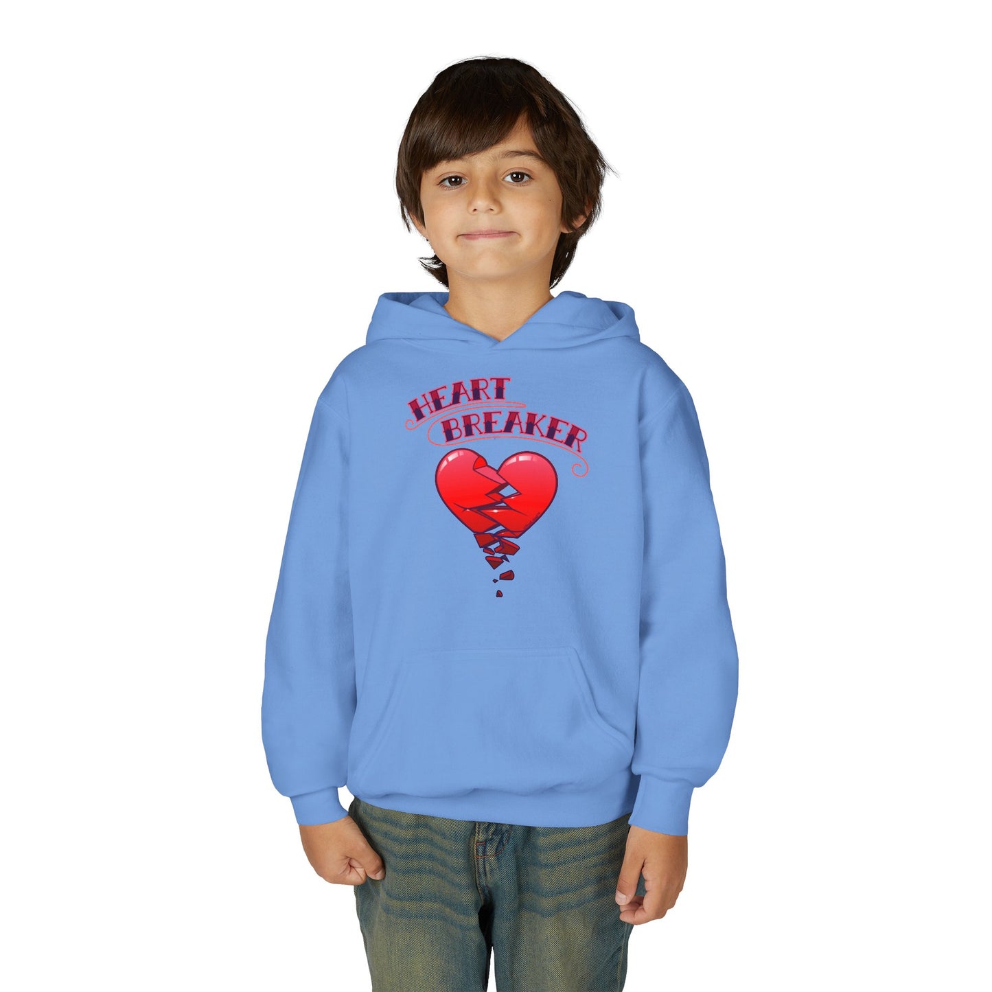 Heart Breaker Cute Childrens Hoodie by TOOLOUD