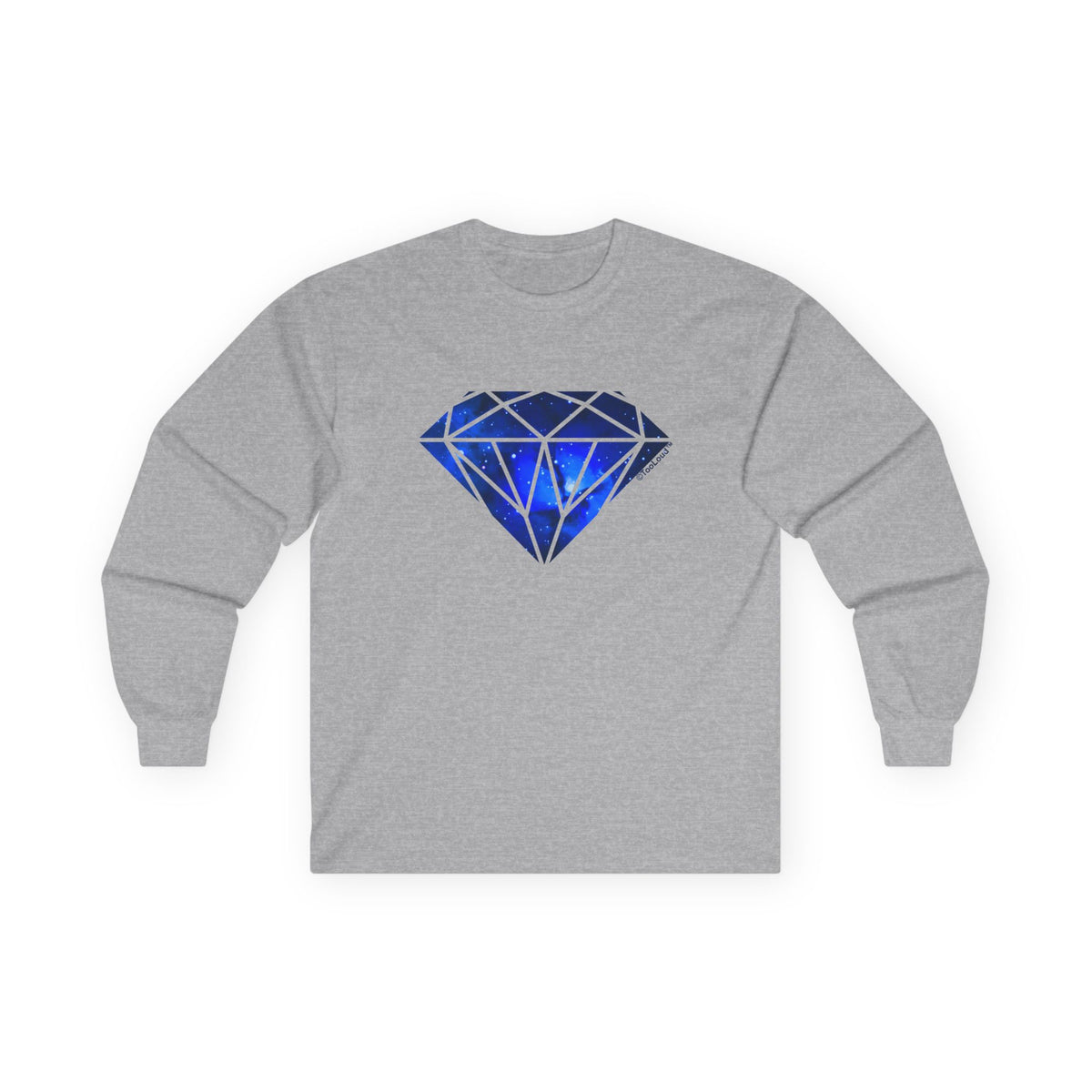 Space Diamond Adult Long Sleeve T-Shirt by TOOLOUD