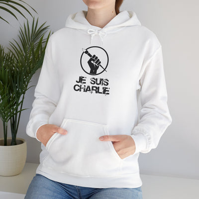 TOOLOUD Je Suis Charlie Hooded Unisex Sweatshirt