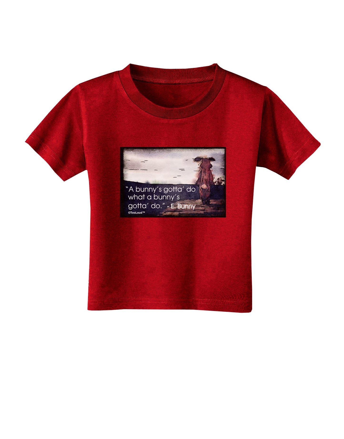 A Bunny's Gotta Do - Easter Bunny Toddler T-Shirt Dark by TooLoud-Toddler T-Shirt-TooLoud-Red-2T-Davson Sales