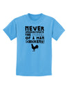 A Man With Chickens Childrens T-Shirt-Childrens T-Shirt-TooLoud-Aquatic-Blue-X-Small-Davson Sales