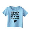 A Man With Chickens Infant T-Shirt-Infant T-Shirt-TooLoud-Aquatic-Blue-06-Months-Davson Sales