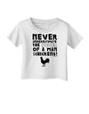 A Man With Chickens Infant T-Shirt-Infant T-Shirt-TooLoud-White-06-Months-Davson Sales