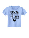 A Man With Chickens Toddler T-Shirt-Toddler T-Shirt-TooLoud-Aquatic-Blue-2T-Davson Sales