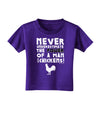 A Man With Chickens Toddler T-Shirt Dark-Toddler T-Shirt-TooLoud-Purple-2T-Davson Sales