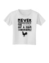 A Man With Chickens Toddler T-Shirt-Toddler T-Shirt-TooLoud-White-2T-Davson Sales
