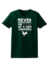 A Man With Chickens Womens Dark T-Shirt-TooLoud-Forest-Green-Small-Davson Sales