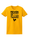 A Man With Chickens Womens T-Shirt-Womens T-Shirt-TooLoud-Gold-X-Small-Davson Sales