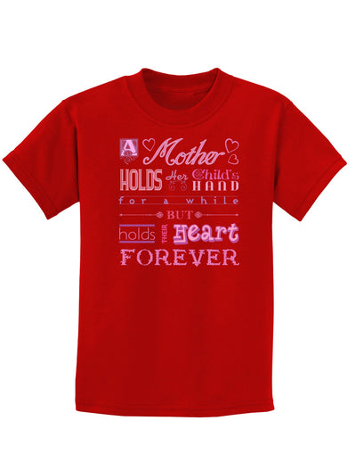 A Mother Holds Mother's Day Childrens Dark T-Shirt-Childrens T-Shirt-TooLoud-Red-X-Small-Davson Sales