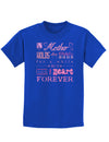 A Mother Holds Mother's Day Childrens Dark T-Shirt-Childrens T-Shirt-TooLoud-Royal-Blue-X-Small-Davson Sales