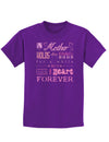 A Mother Holds Mother's Day Childrens Dark T-Shirt-Childrens T-Shirt-TooLoud-Purple-X-Small-Davson Sales