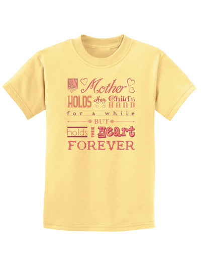 A Mother Holds Mother's Day Childrens T-Shirt-Childrens T-Shirt-TooLoud-Daffodil-Yellow-X-Small-Davson Sales