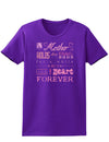 A Mother Holds Mother's Day Womens Dark T-Shirt-TooLoud-Purple-X-Small-Davson Sales