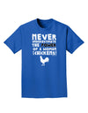 A Woman With Chickens Adult Dark T-Shirt-Mens T-Shirt-TooLoud-Royal-Blue-Small-Davson Sales