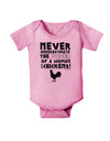 A Woman With Chickens Baby Romper Bodysuit-Baby Romper-TooLoud-Pink-06-Months-Davson Sales