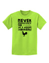 A Woman With Chickens Childrens T-Shirt-Childrens T-Shirt-TooLoud-Lime-Green-X-Small-Davson Sales