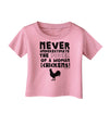 A Woman With Chickens Infant T-Shirt-Infant T-Shirt-TooLoud-Candy-Pink-06-Months-Davson Sales