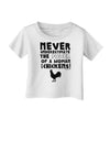 A Woman With Chickens Infant T-Shirt-Infant T-Shirt-TooLoud-White-06-Months-Davson Sales