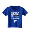 A Woman With Chickens Toddler T-Shirt Dark-Toddler T-Shirt-TooLoud-Royal-Blue-2T-Davson Sales
