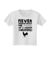 A Woman With Chickens Toddler T-Shirt-Toddler T-Shirt-TooLoud-White-2T-Davson Sales
