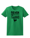 A Woman With Chickens Womens T-Shirt-Womens T-Shirt-TooLoud-Kelly-Green-X-Small-Davson Sales