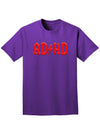 ADHD Lightning Bolt Rockstar Adult Dark T-Shirt-Mens T-Shirt-TooLoud-Purple-Small-Davson Sales