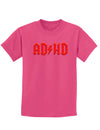 ADHD Lightning Bolt Rockstar Childrens Dark T-Shirt-Childrens T-Shirt-TooLoud-Sangria-X-Small-Davson Sales