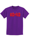 ADHD Lightning Bolt Rockstar Childrens Dark T-Shirt-Childrens T-Shirt-TooLoud-Purple-X-Small-Davson Sales