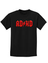 ADHD Lightning Bolt Rockstar Childrens Dark T-Shirt-Childrens T-Shirt-TooLoud-Black-X-Small-Davson Sales