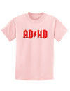 ADHD Lightning Bolt Rockstar Childrens T-Shirt-Childrens T-Shirt-TooLoud-PalePink-X-Small-Davson Sales