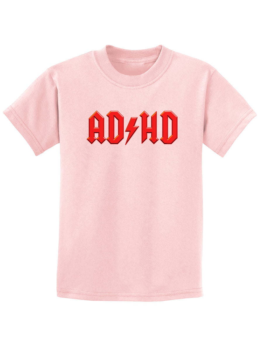 ADHD Lightning Bolt Rockstar Childrens T-Shirt-Childrens T-Shirt-TooLoud-White-X-Small-Davson Sales