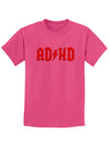 ADHD Lightning Bolt Rockstar Childrens T-Shirt-Childrens T-Shirt-TooLoud-Sangria-X-Small-Davson Sales