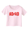 ADHD Lightning Bolt Rockstar Infant T-Shirt-Infant T-Shirt-TooLoud-Light-Pink-06-Months-Davson Sales