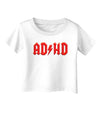 ADHD Lightning Bolt Rockstar Infant T-Shirt-Infant T-Shirt-TooLoud-White-06-Months-Davson Sales