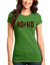 ADHD Lightning Bolt Rockstar Juniors T-Shirt-Womens Juniors T-Shirt-TooLoud-Kiwi-Green-Small-Davson Sales