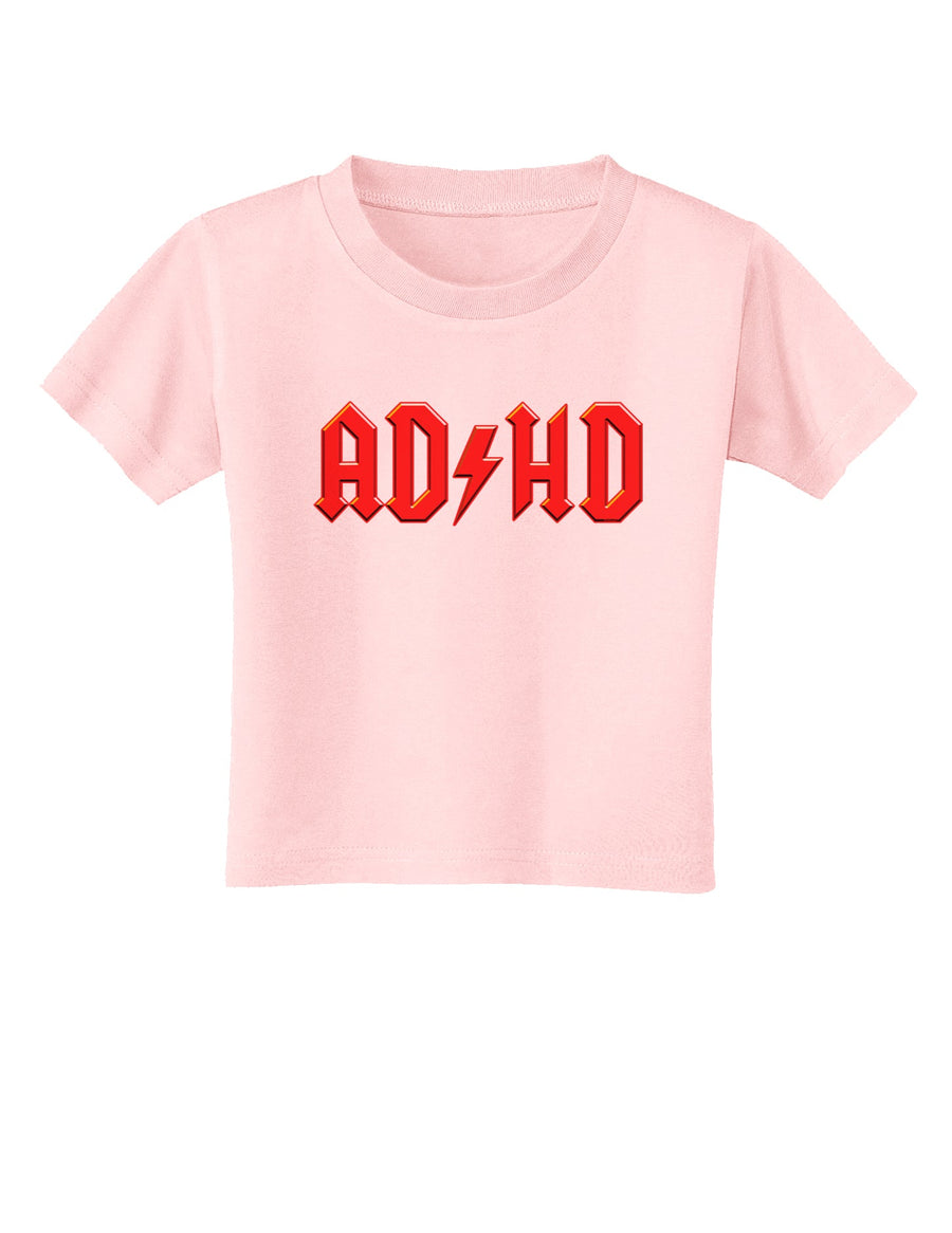 ADHD Lightning Bolt Rockstar Toddler T-Shirt-Toddler T-Shirt-TooLoud-White-2T-Davson Sales