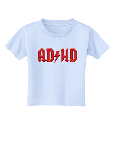 ADHD Lightning Bolt Rockstar Toddler T-Shirt-Toddler T-Shirt-TooLoud-Light-Blue-2T-Davson Sales