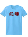 ADHD Lightning Bolt Rockstar Womens T-Shirt-Womens T-Shirt-TooLoud-Aquatic-Blue-X-Small-Davson Sales