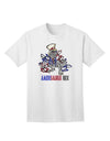 AMERISAURUS REX Adult T-Shirt - A Captivating Addition to Your Wardrobe-Mens T-shirts-TooLoud-White-Small-Davson Sales
