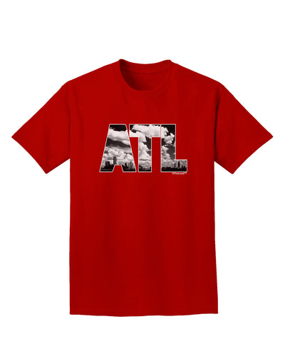 ATL Atlanta Text Adult Dark T-Shirt by TooLoud-Mens T-Shirt-TooLoud-Red-Small-Davson Sales