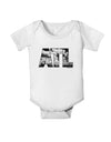 ATL Atlanta Text Baby Romper Bodysuit by TooLoud-Baby Romper-TooLoud-White-06-Months-Davson Sales