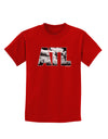 ATL Atlanta Text Childrens Dark T-Shirt by TooLoud-Childrens T-Shirt-TooLoud-Red-X-Small-Davson Sales