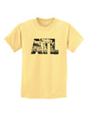 ATL Atlanta Text Childrens T-Shirt by TooLoud-Childrens T-Shirt-TooLoud-Daffodil-Yellow-X-Small-Davson Sales