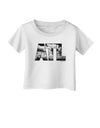 ATL Atlanta Text Infant T-Shirt by TooLoud-Infant T-Shirt-TooLoud-White-06-Months-Davson Sales