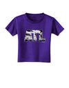 ATL Atlanta Text Toddler T-Shirt Dark by TooLoud-Toddler T-Shirt-TooLoud-Purple-2T-Davson Sales