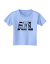 ATL Atlanta Text Toddler T-Shirt by TooLoud-Toddler T-Shirt-TooLoud-Aquatic-Blue-2T-Davson Sales