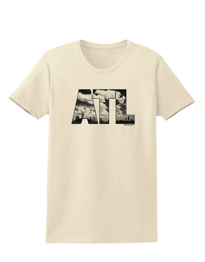 ATL Atlanta Text Womens T-Shirt by TooLoud-Womens T-Shirt-TooLoud-Natural-X-Small-Davson Sales